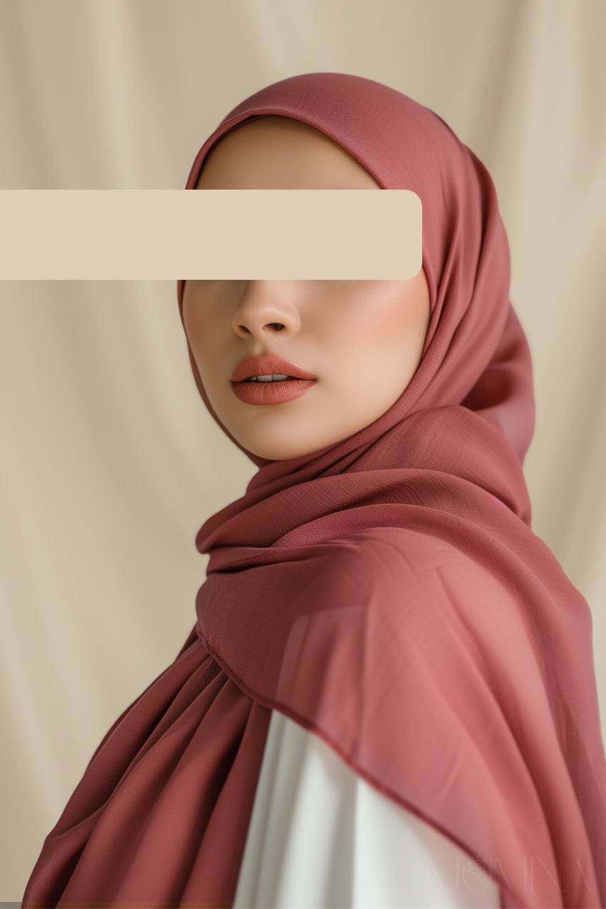 Luxury Modal Hijab - Rouge - Momina Hijabs & Modestwear™