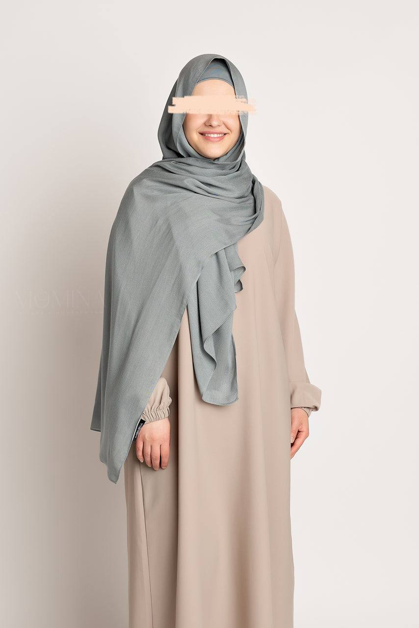 Matching Luxury Modal Hijab & Undercap Set - Anchor - Momina Hijabs & Modestwear