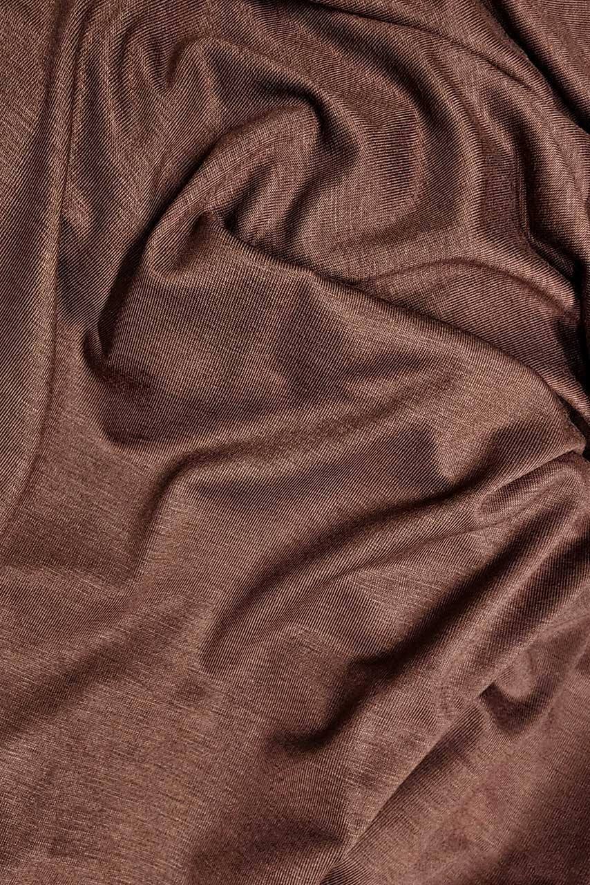Matching Premium Jersey Hijab & Undercap Set - Chocolate Chip - Momina Hijabs