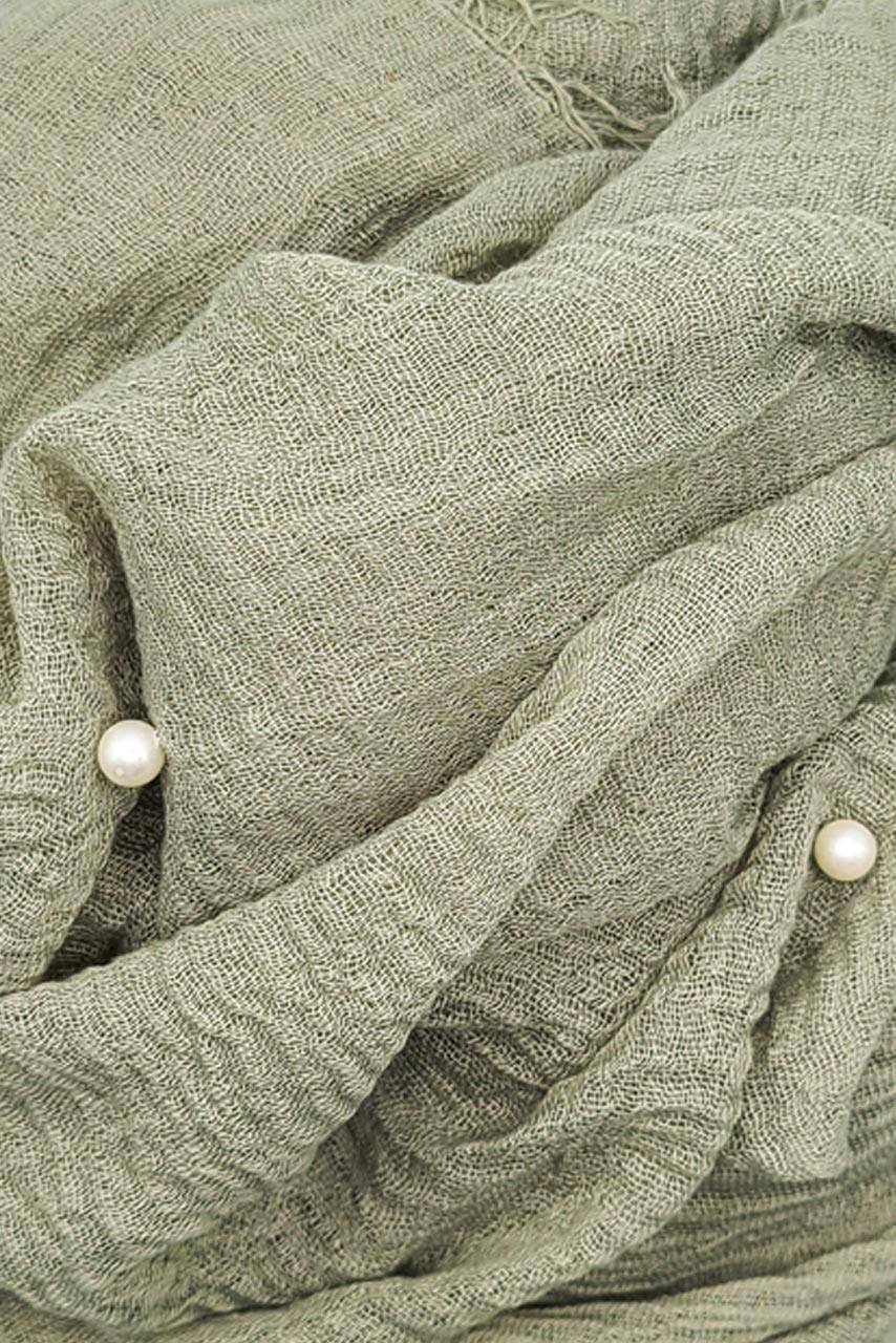 ✂️Rhythm Crinkle Tencel Fabric, Sage Green – Miss Maude