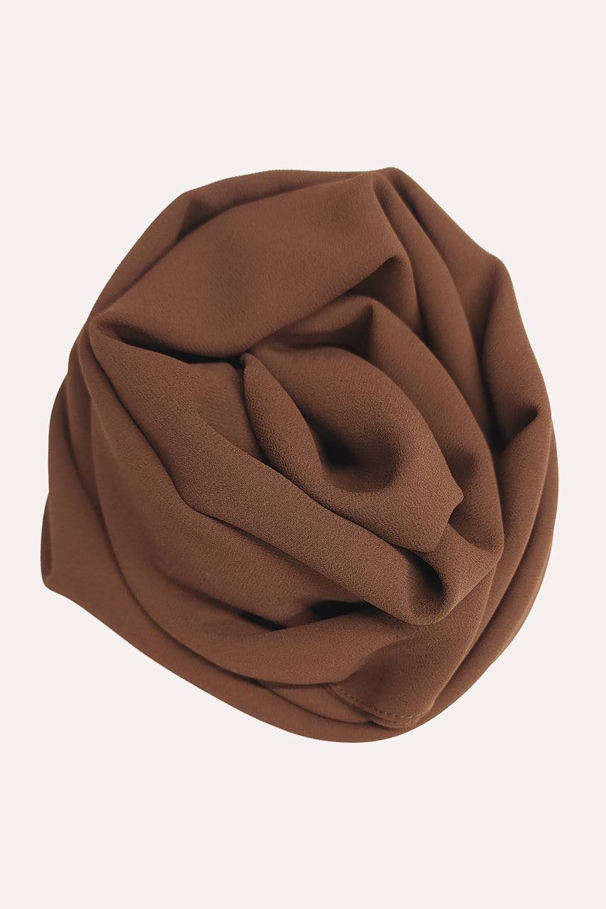 Premium Chiffon Hijab - Cinnamon - Momina Modestwear