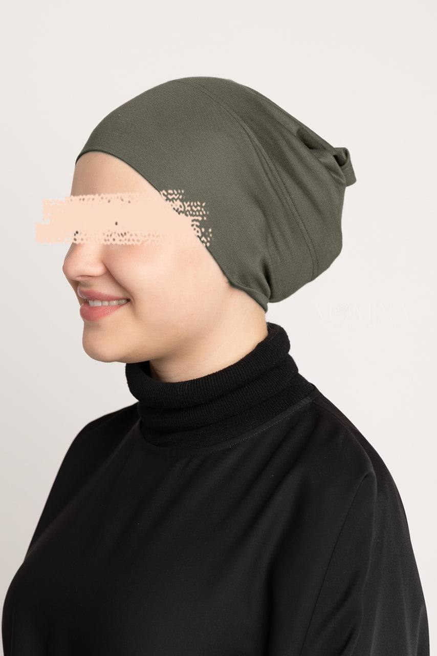 Premium Hijab Undercap - Gun Metal - Momina Hijabs & Modestwear