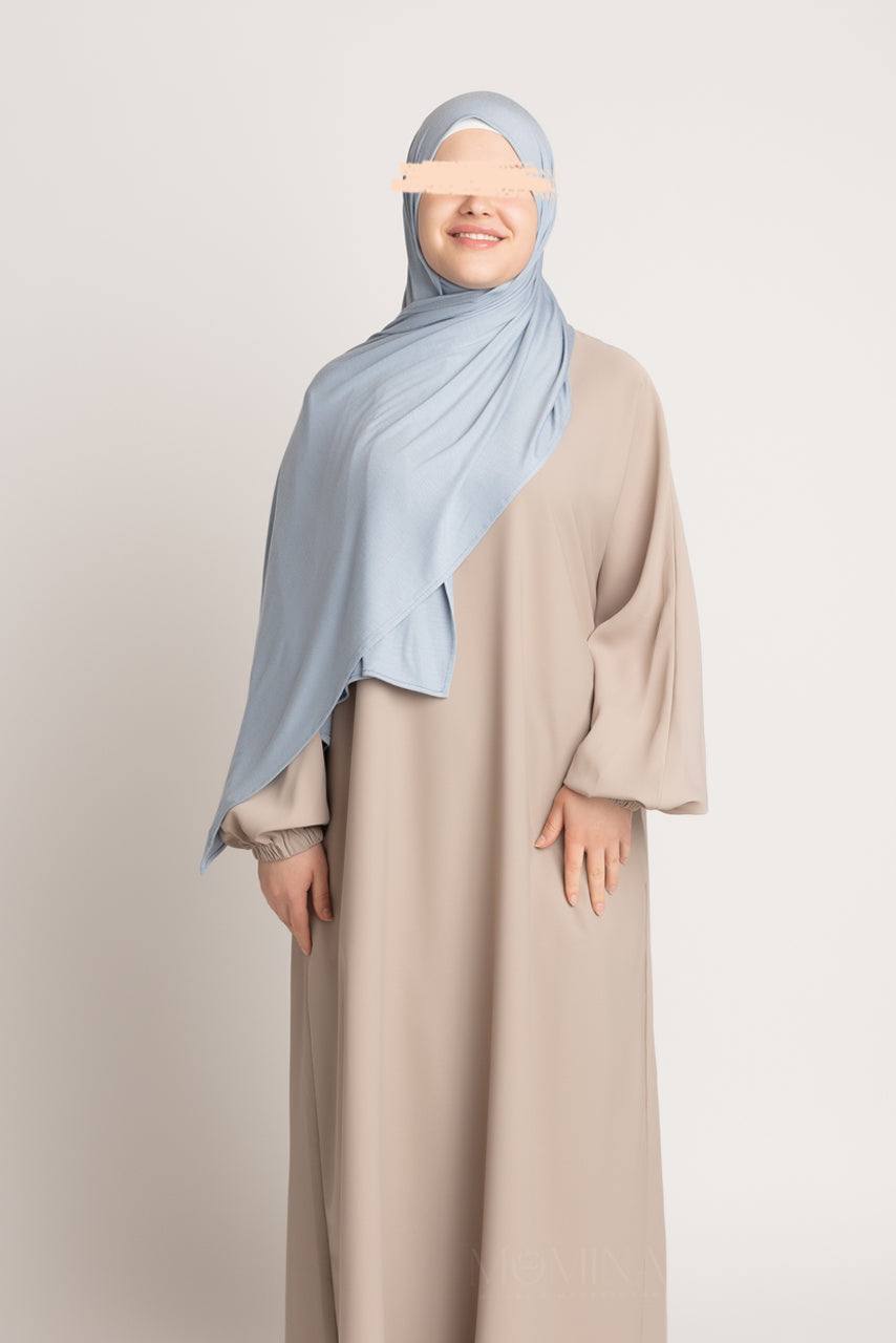 Premium Jersey Hijab - Crystal Blue - Momina Hijabs & Modestwear