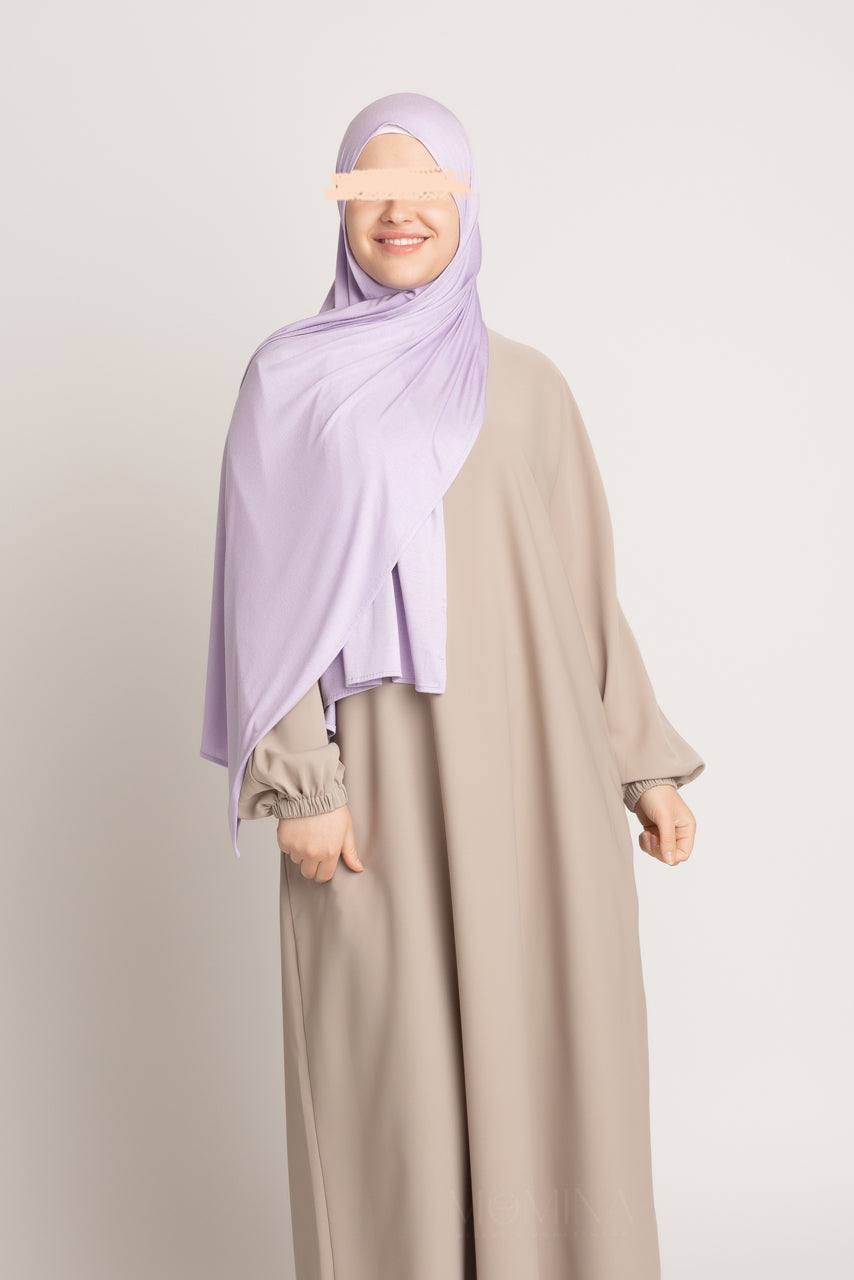 Premium Jersey Hijab - Lavender Ice - Momina Hijabs & Modestwear