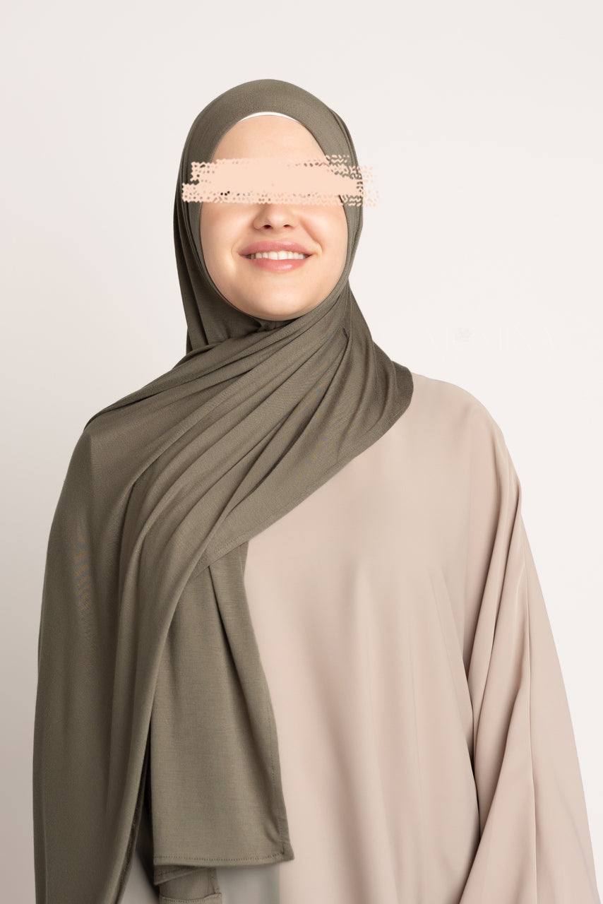 Premium Jersey Hijab - Pigeon - Momina Hijabs & Modestwear