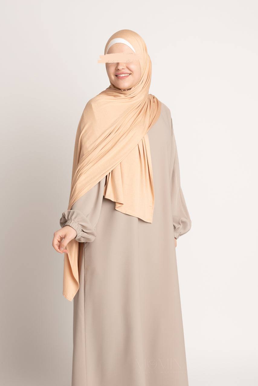 Premium Maxi Jersey Hijab - Camel - Momina Hijabs & Modestwear