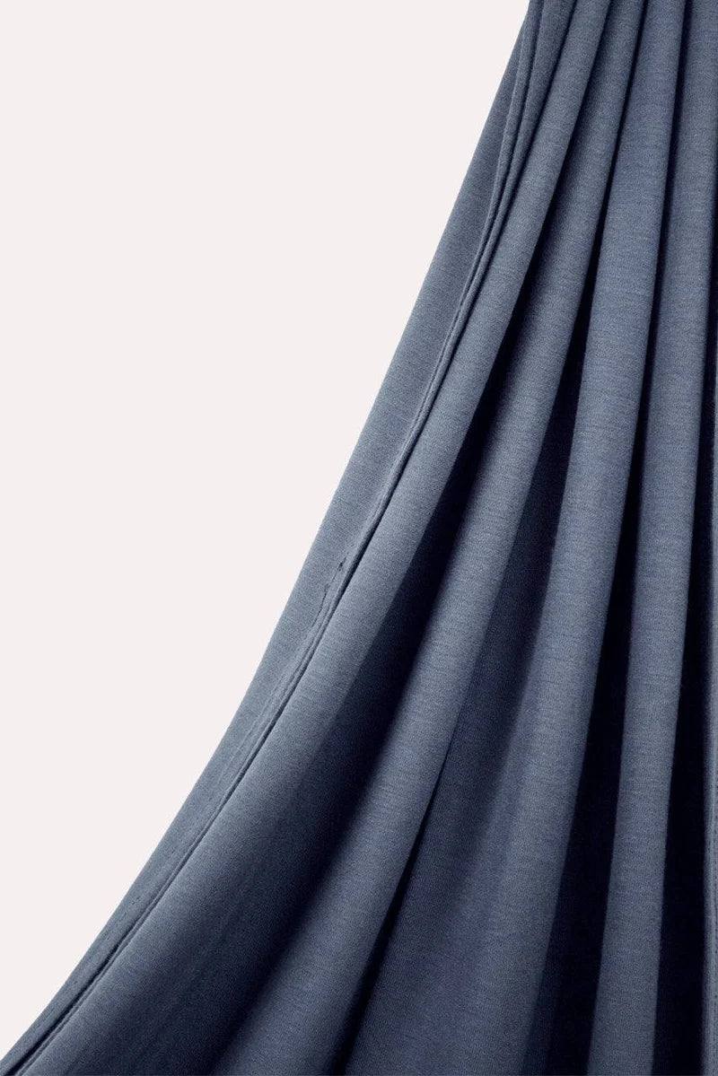 Premium Maxi Jersey Hijab - Whale Blue - Momina Hijabs & Modestwear ™