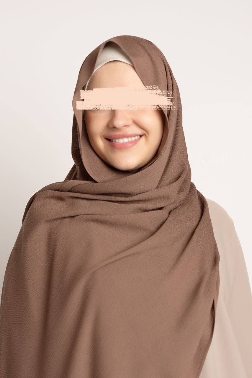 Premium Rayon Hijab - Brunette - Momina Hijabs & Modestwear