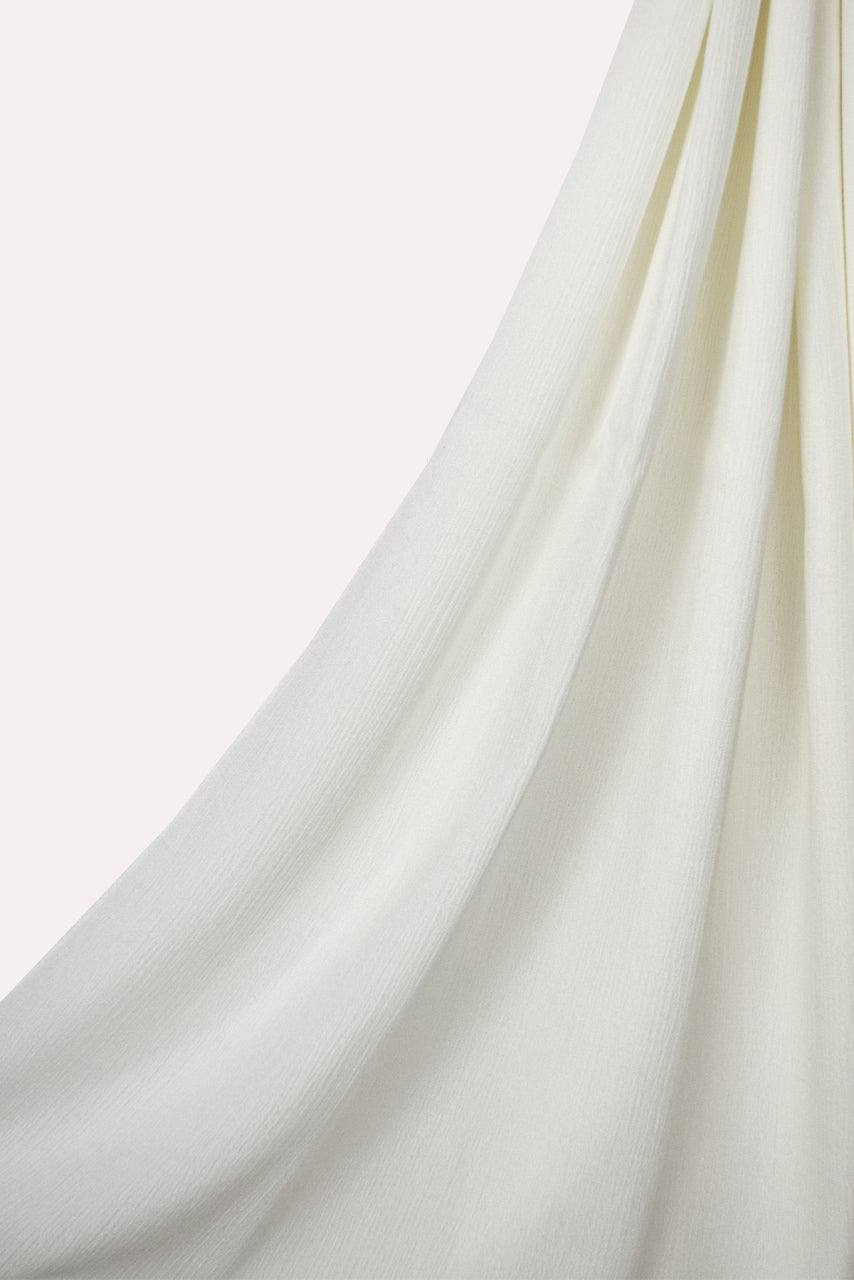 Premium Rayon Hijab - Swan White - Momina Hijabs & Modestwear™