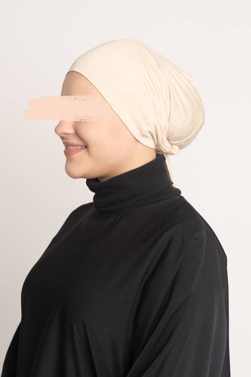 Tie Back Undercap - Cashew - Momina Hijabs & Modestwear