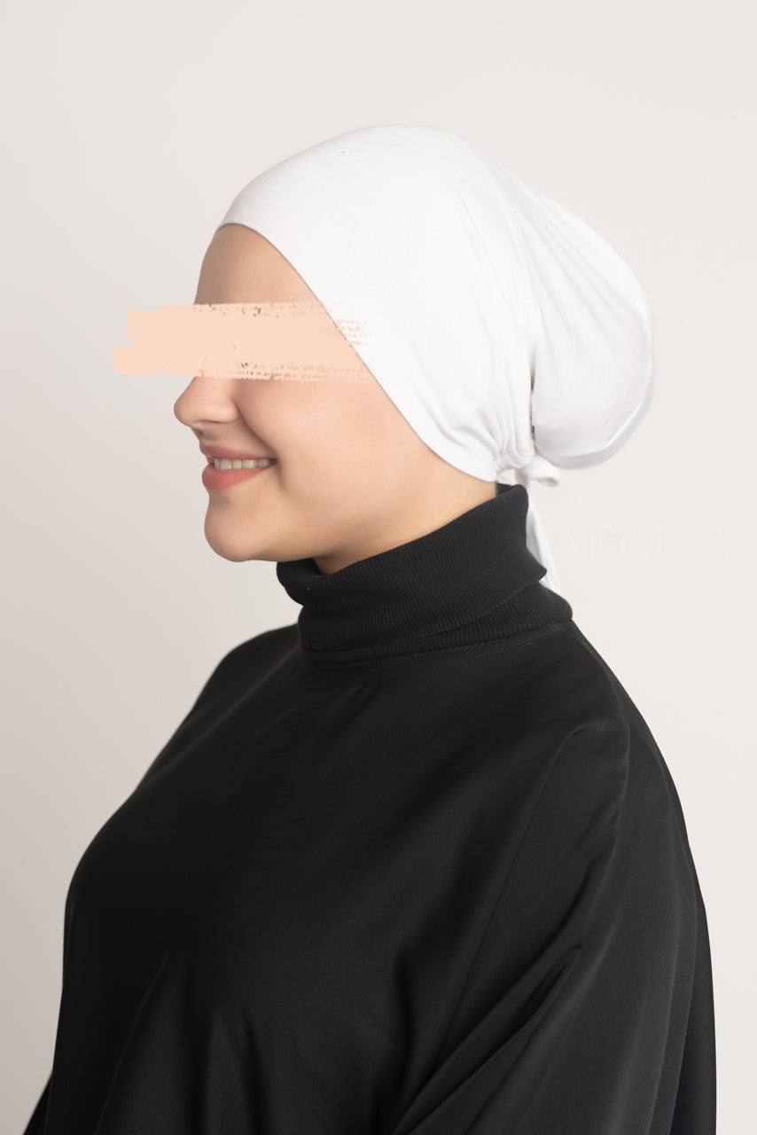 Tie Back Undercap - Porcelain - Momina Hijabs & Modestwear